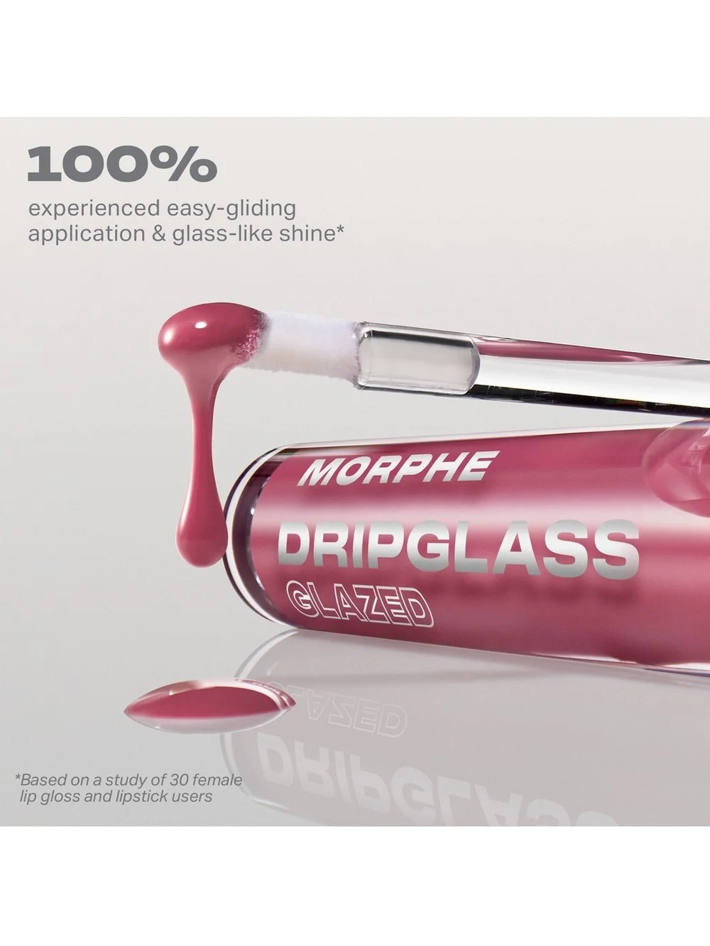 Morphe DripGlass Glazed Lip Gloss - Shatterproof Mauve